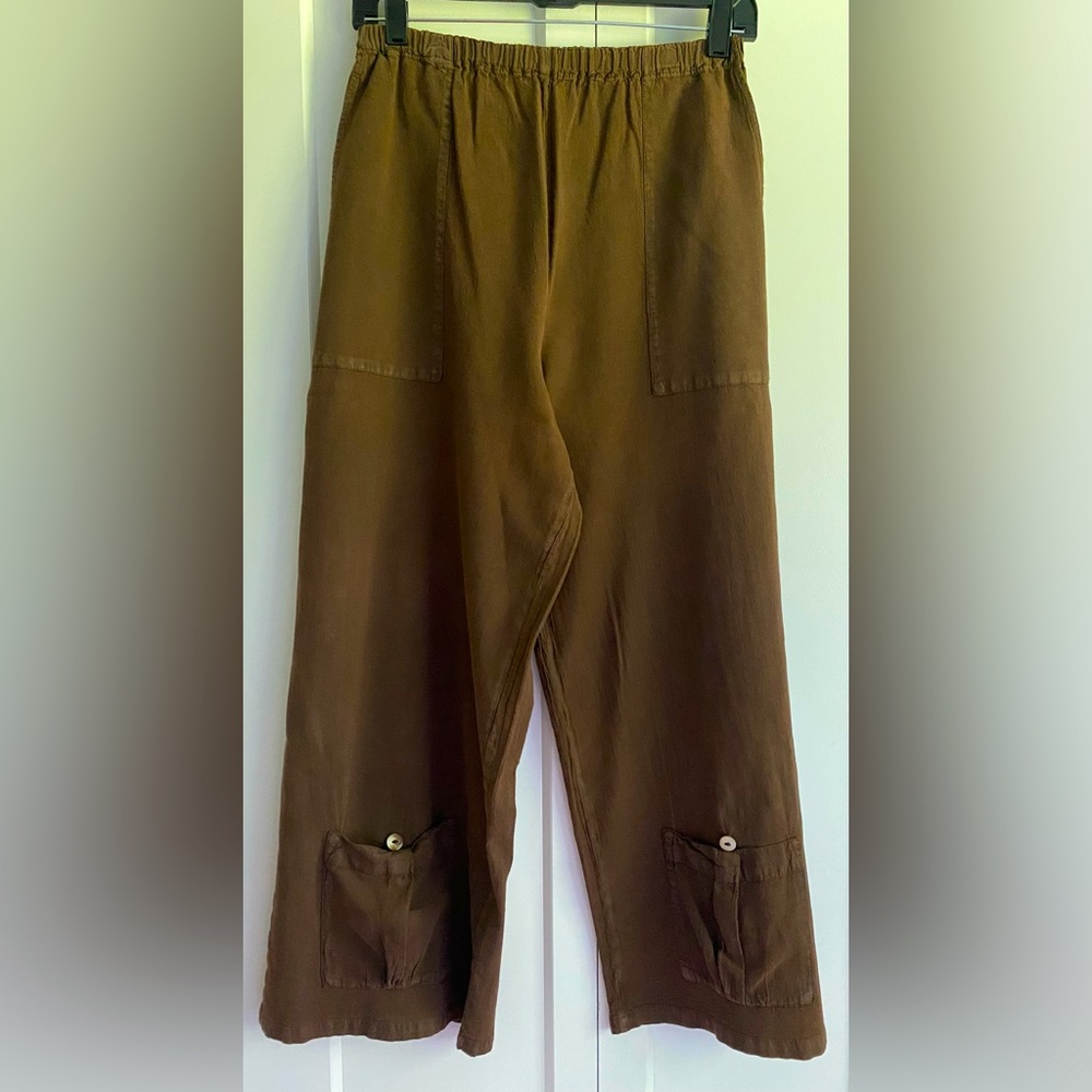 Cottonseed Casual Wide Leg Picket Pants 100% cotton |Size Medium